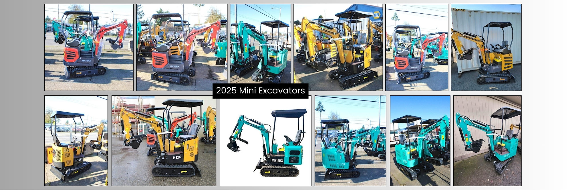 2025 CFG Industrial Mini Excavators